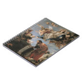 Carnet L'acceptation de la Vierge, 1673 (huile sur la (Côté gauche)