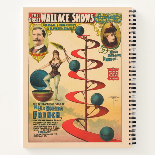 Carnet L'Acte De M'lle Norada Français (Dos)