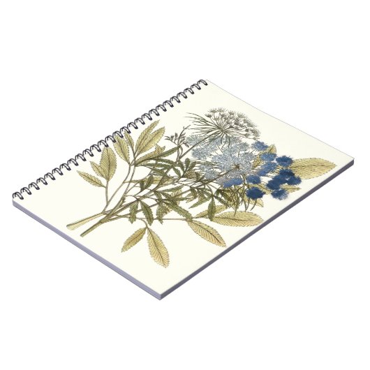 Carnet Lacy Feuilles - Fleurs et verdure (Côté gauche)