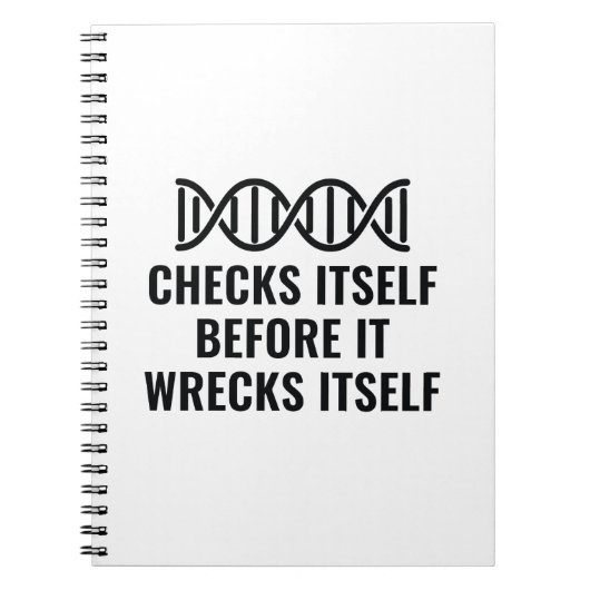 Carnet L'ADN se vérifie (Devant)