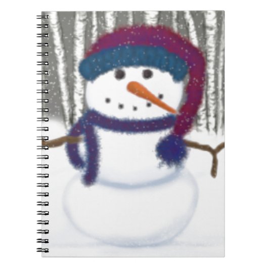 Carnet L'adorable Puffy Le Snowman (Devant)
