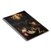 Carnet L'adoration des bergers (huile sur la toile) (Côté Droit)