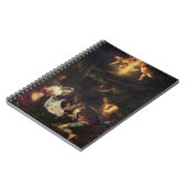 Carnet L'adoration des bergers (huile sur la toile) (Côté gauche)