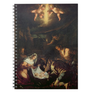 Carnet L'adoration des bergers (huile sur la toile)