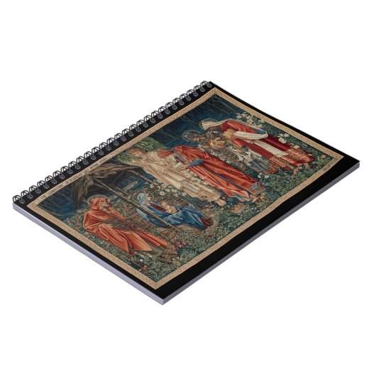 Carnet L'Adoration des Mages (par Edward Burne-Jones) (Côté gauche)