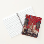 Carnet Lady and Unicorn Medieval Tapestry Sight (Intérieur)
