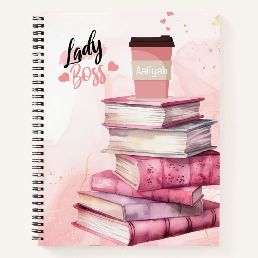 Carnet Lady Boss Inflamme Votre Ambition (Devant)