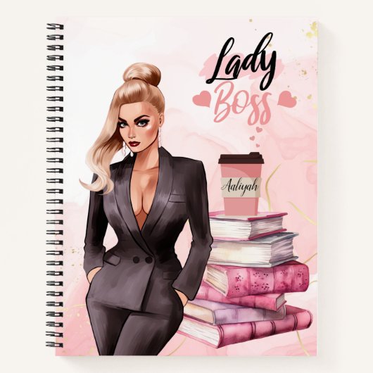 Carnet Lady Boss Pink : Accroître Votre Ambition (Devant)