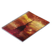 Carnet Lady Liberty étoiles rouges et jaunes (Côté gauche)