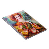 CARNET LADY ROMANTIQUE AVEC PÂTE EN PEACOCK (Côté Droit)