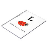 Carnet Ladybug (Côté gauche)