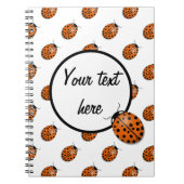 Carnet Ladybug en orange (Devant)