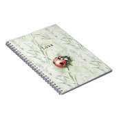 Carnet Ladybug on Leaf Love (Côté Droit)