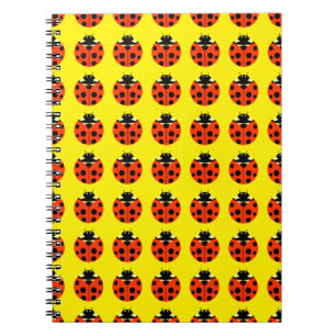 Carnet ladybug pattern