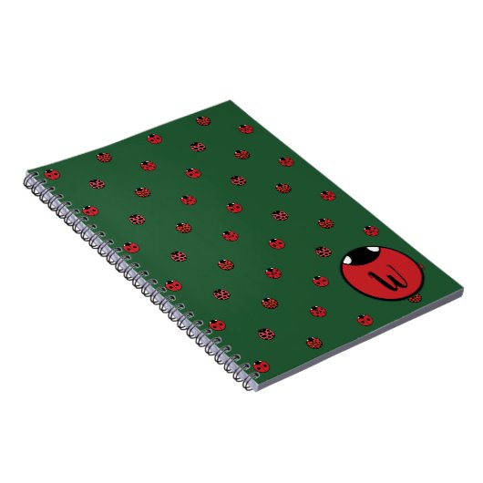 Carnet Ladybug Polka Dots Notebook (Côté Droit)