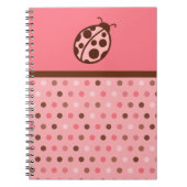 Carnet Ladybug rose (Devant)