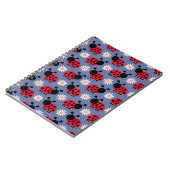 Carnet Ladybugs and Daisies Pattern (Côté gauche)