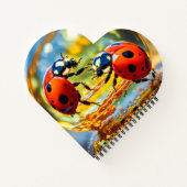 Carnet Ladybugs dans une goutte d'eau (Dos)