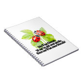 Carnet Ladybugs friendship quote funny Anniversary BFF (Côté Droit)