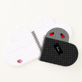 Carnet Ladybugs Heart Spiral Design École Personnalisée (Intérieur)