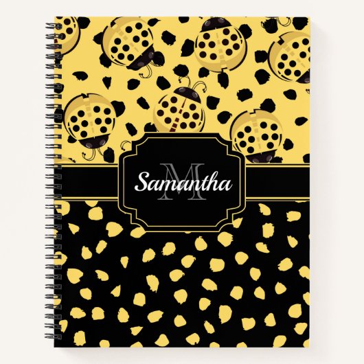Carnet Ladybugs Jaune (Devant)