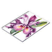 Carnet Laelia - Fleurs aquarelle (Côté gauche)