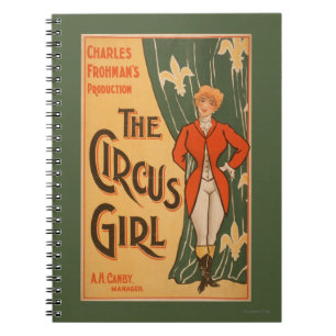 Carnet L'affiche théâtrale #1 de fille de cirque