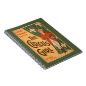 Carnet L'affiche théâtrale de la fille de cirque #1 (Côté Droit)