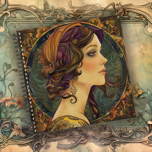 Carnet L'Âge d'Or de l'Art Nouveau de Grâce