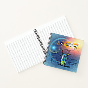 Carnet Lagon Bleu (#12 sur 12 jeux de recettes de boisson