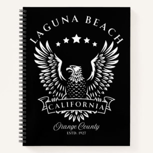 Carnet Laguna Beach Comté d'Orange Californie Vintage