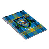 Carnet Laing Scottish Clan Tartan & Crest (Côté Droit)