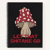 Carnet Laisse ce shitake aller pun champignon voler agaré (Devant)