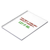 Carnet Laisse tomber (Côté gauche)