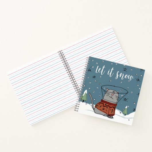 Carnet Laisser neiger le bloc-notes (Intérieur)