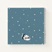 Carnet Laisser neiger le bloc-notes (Dos)