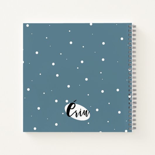 Carnet Laisser neiger le bloc-notes (Dos)