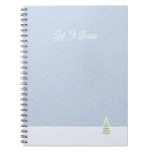 Carnet Laisser neiger un arbre d'hiver minuscule Ice Blue (Devant)