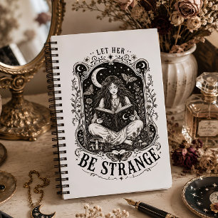 Carnet Laissez-la être étrange Art féministe magique