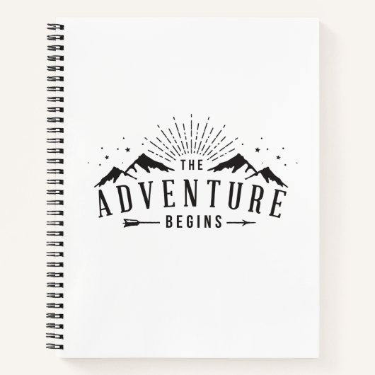Carnet Laissez l'aventure commencer ! (Devant)
