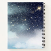 Carnet Laissez l'aventure commencer la nuit étoilée céles (Dos)