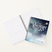 Carnet Laissez l'aventure commencer la nuit étoilée céles (Intérieur)