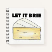 Carnet LAISSEZ-LE BRIE (BE) Drôle Fromage Wedge Cuisine d (Devant)