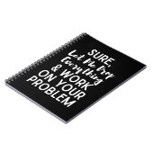 Carnet Laissez-moi tout laisser tomber et travailler sur (Côté gauche)