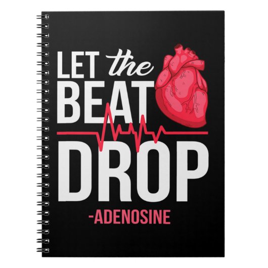 Carnet Laissez The Beat Drop Adenosine TeeLaissez le ryth (Devant)