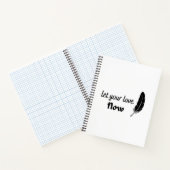 Carnet Laissez votre flux d'amour (Intérieur)