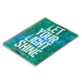 CARNET LAISSEZ VOTRE LUMIÈRE S'ÉCLAIRER (Côté gauche)