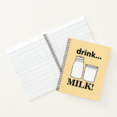 Carnet Lait Boire Lait (Intérieur)