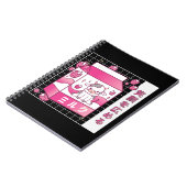 Carnet Lait de fraise nippon Carton Vache mignonne (Côté gauche)