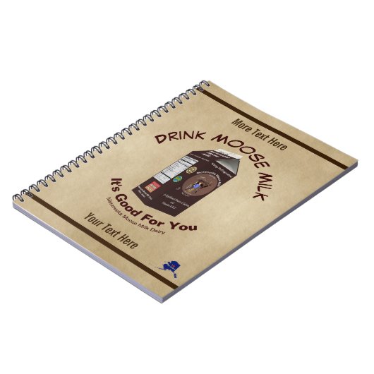 Carnet Lait d'orignal Matanuska (Côté gauche)